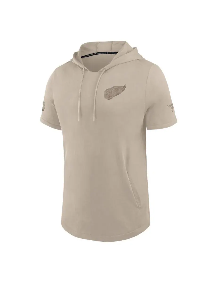 Худи с коротким рукавом Authentic Pro Road Tan Fanatics — изображение 4 из 4, бежевый