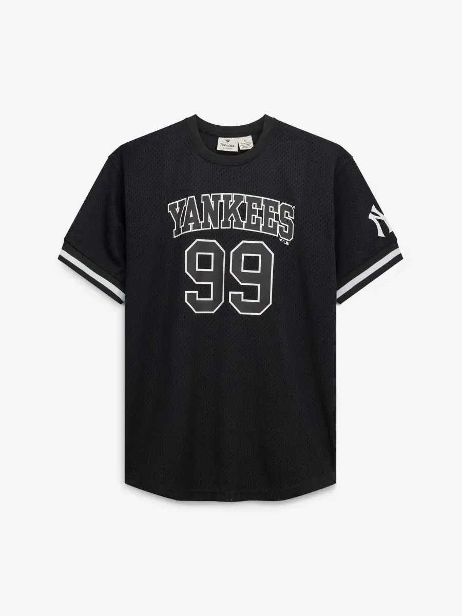 Мужская футболка-джерси с коротким рукавом Aaron Judge Black/White New York Yankees Fanatics — изображение 2 из 3