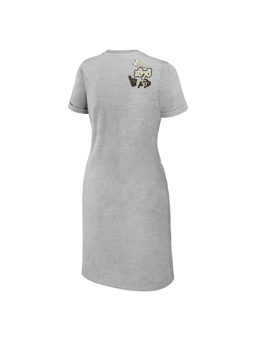 Платье-футболка с узлом WEAR by Erin Andrews — изображение 3 из 3, серый