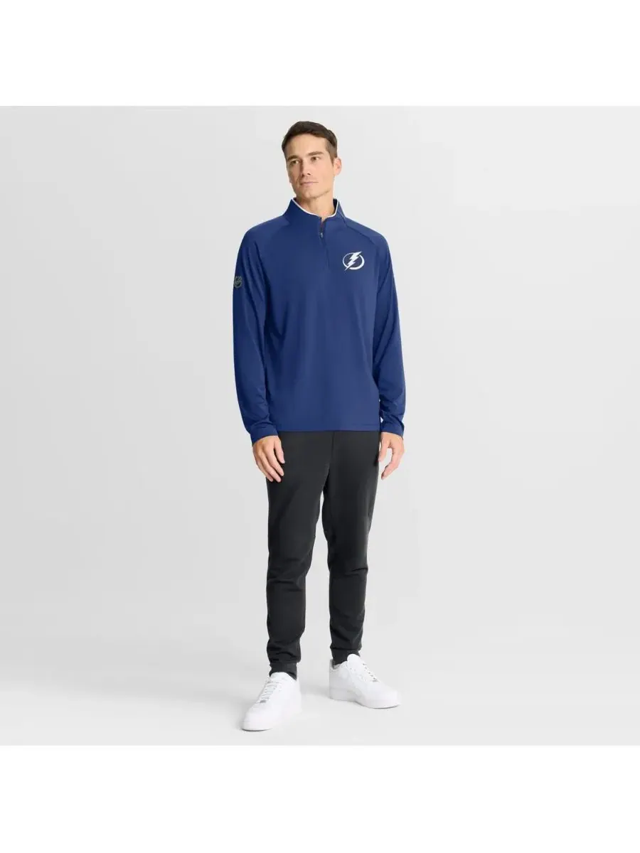 Fanatics Мужская синяя толстовка с капюшоном на молнии с символикой Tampa Bay Lightning — изображение 3 из 3, синий