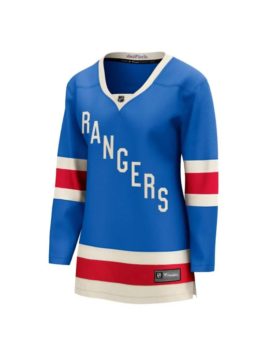 Fanatics Женская синяя футболка New York Rangers Centennial Breakaway — изображение 2 из 3, синий