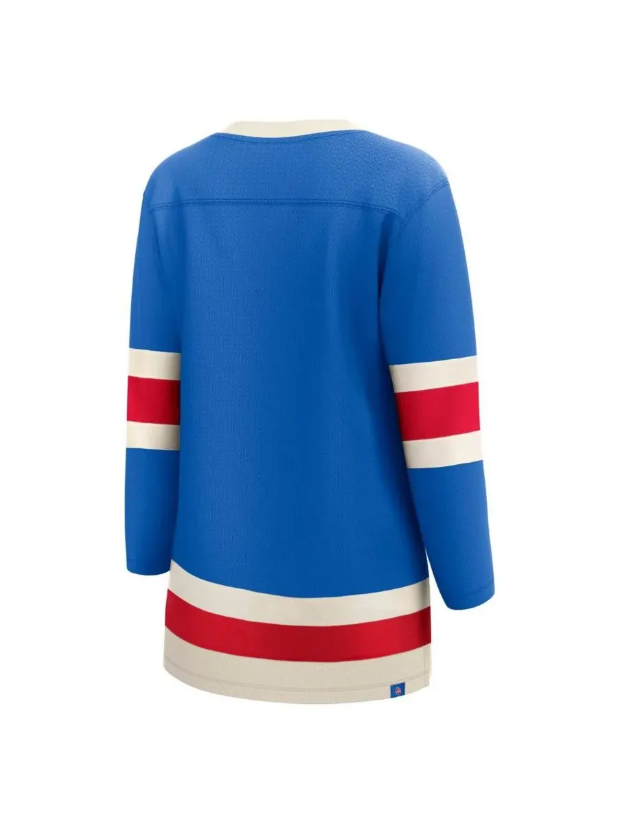 Fanatics Женская синяя футболка New York Rangers Centennial Breakaway — изображение 3 из 3, синий