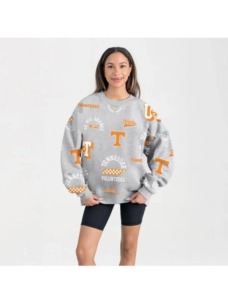 Gameday Couture Женская серая флисовая толстовка Tennessee Volunteers Always on Repeat — изображение 1 из 4, серый