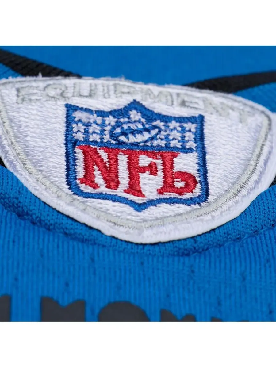 Mitchell & Ness Мужская синяя реплика майки Calvin Johnson Detroit Lions 2007 Legacy — изображение 3 из 5, синий