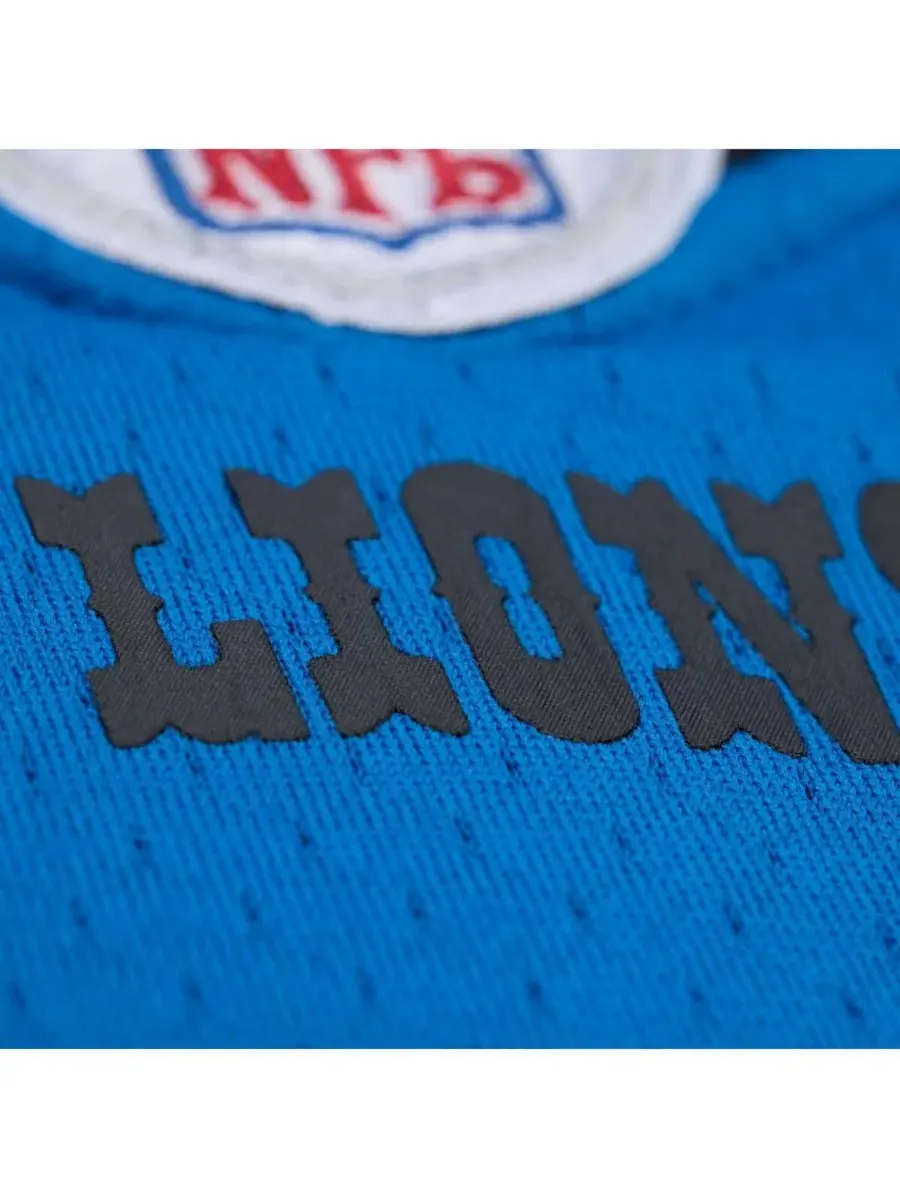 Mitchell & Ness Мужская синяя реплика майки Calvin Johnson Detroit Lions 2007 Legacy — изображение 4 из 5, синий