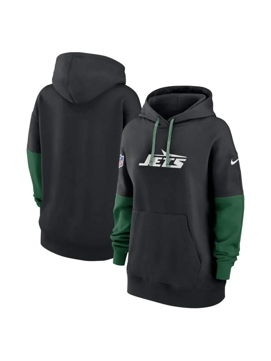 Nike Женская черная толстовка New York Jets Sideline Essential — изображение 1 из 3, черный