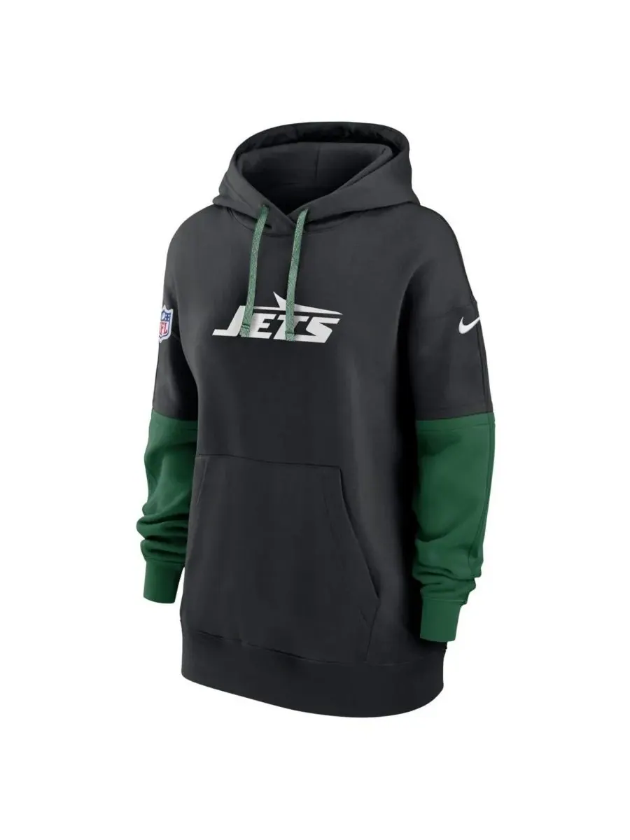 Nike Женская черная толстовка New York Jets Sideline Essential — изображение 2 из 3, черный