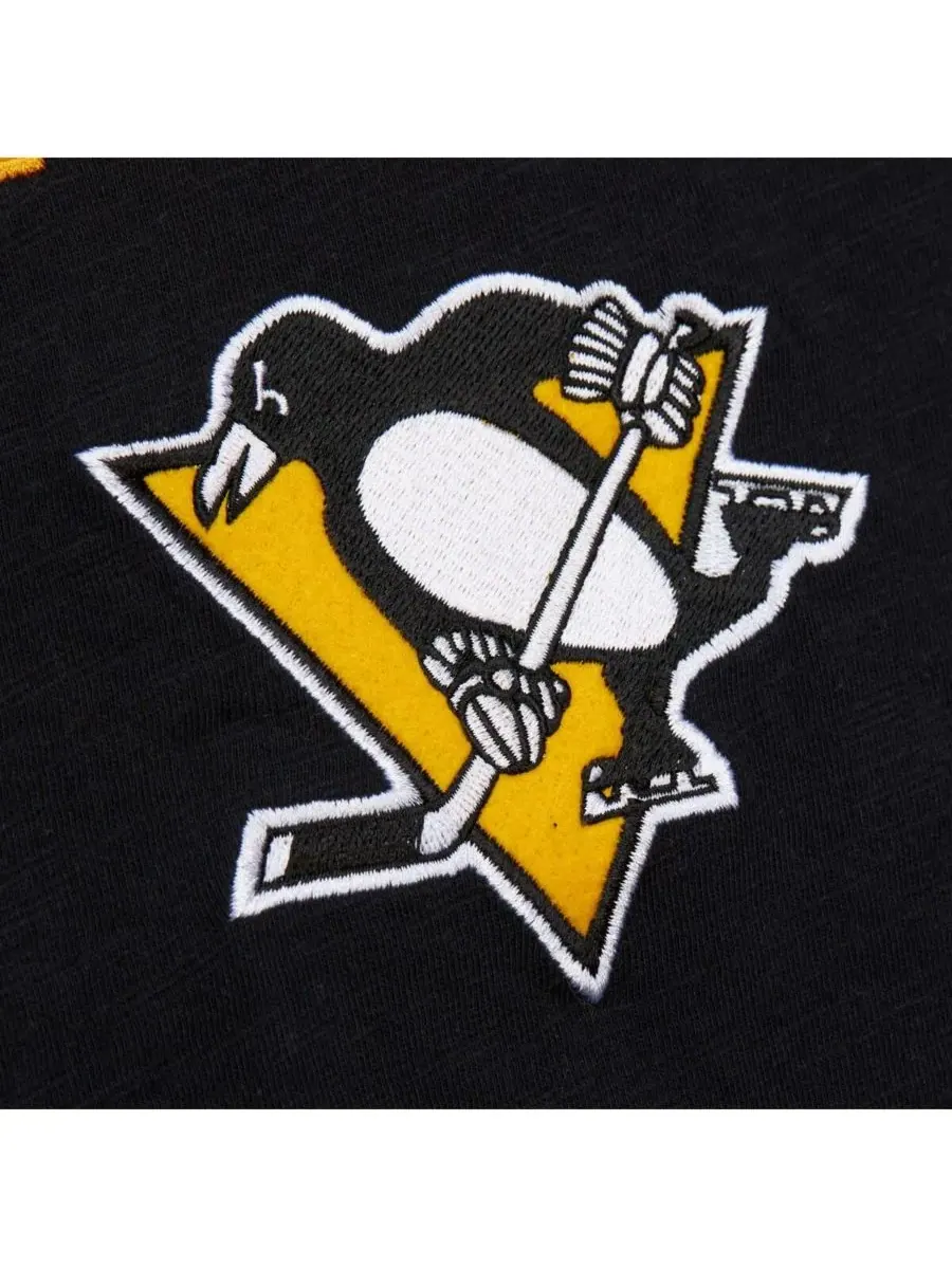 Mitchell & Ness Мужская футболка с длинным рукавом реглан с надписью Pittsburgh Penguins Legendary — изображение 2 из 5