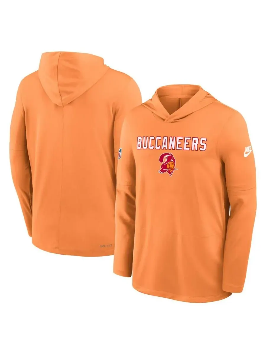 Nike Мужская оранжевая толстовка с длинными рукавами Tampa Bay Buccaneers Alt Pack Pass Accuracy — изображение 1 из 2