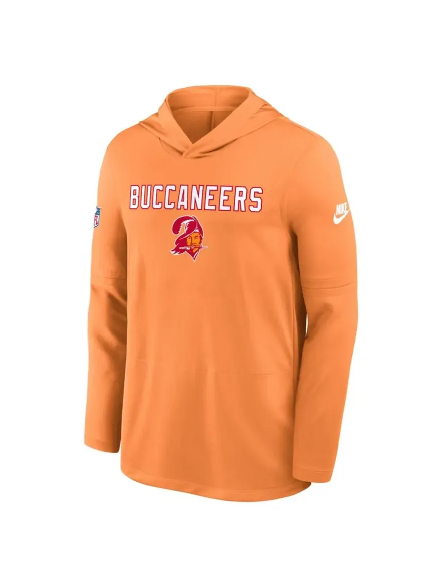 Nike Мужская оранжевая толстовка с длинными рукавами Tampa Bay Buccaneers Alt Pack Pass Accuracy — изображение 2 из 2