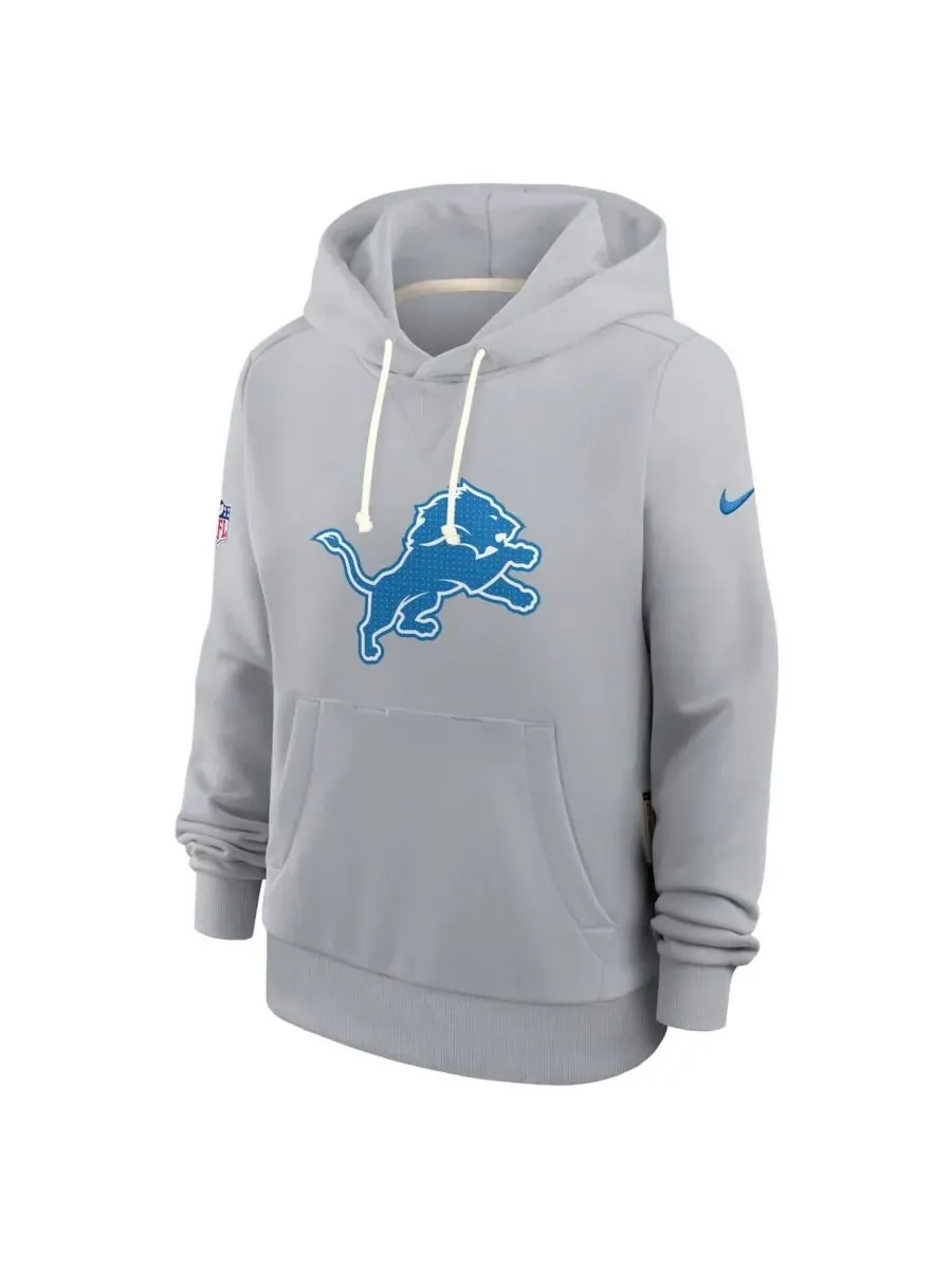 Nike Женская серая толстовка Detroit Lions Sideline Standard Issue Initial Home Dri-FIT — изображение 1 из 3, серый