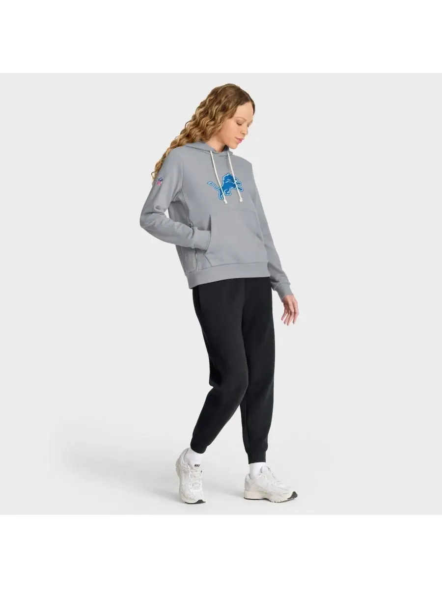 Nike Женская серая толстовка Detroit Lions Sideline Standard Issue Initial Home Dri-FIT — изображение 2 из 3, серый