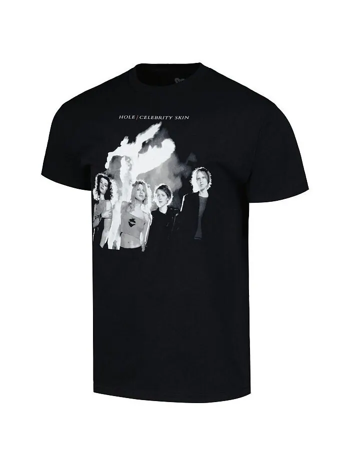 Мужская футболка с рисунком знаменитостей Black Hole Manhead Merch — изображение 2 из 3, черный