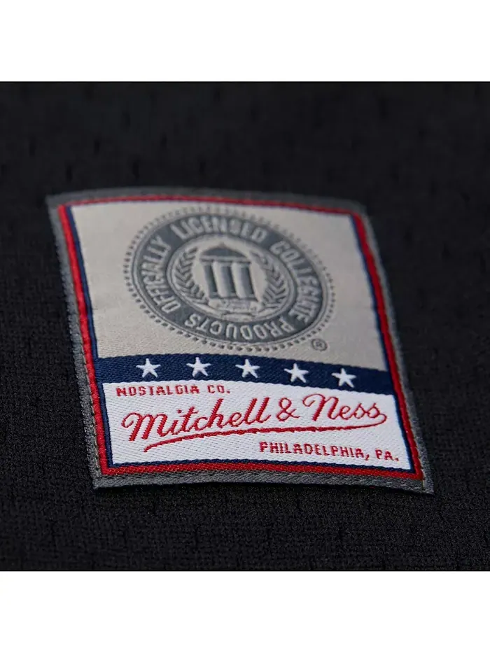 Мужская модная джерси Florida State Seminoles On The Clock на пуговицах, черная Mitchell & Ness — изображение 5 из 5