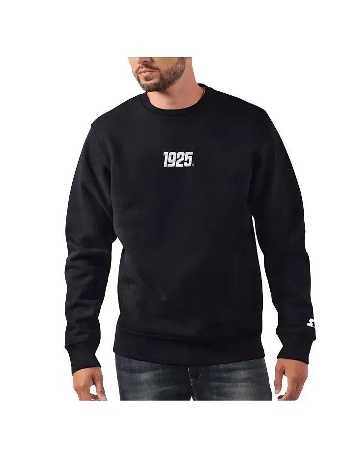 Мужской черный свитшот с длинным рукавом New York Giants 1925 Collection Starter — изображение 1 из 2