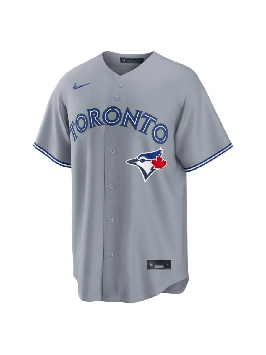 Мужская реплика джерси Anthony Santander Toronto Blue Jays Nike — изображение 2 из 3, серый