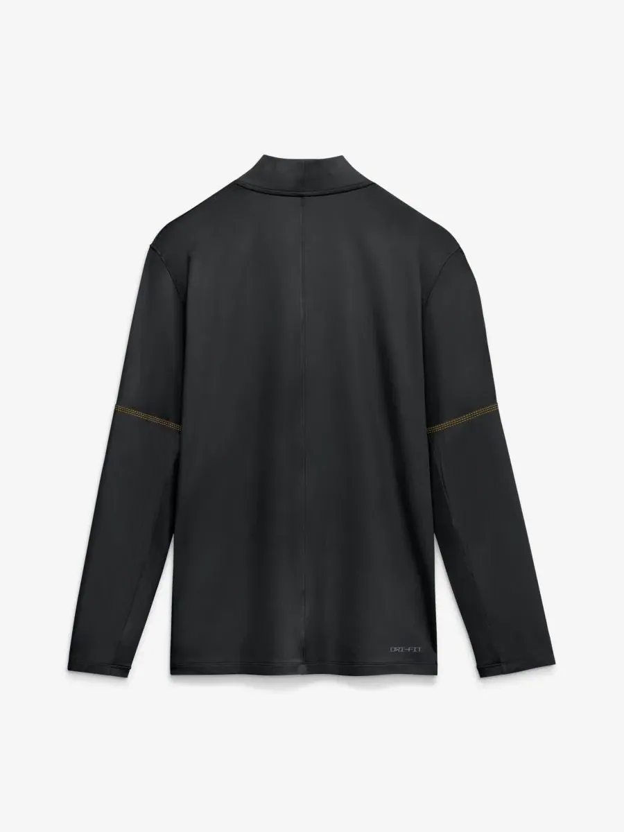 Пуловер с половиной молнии Nike Iowa Hawkeyes 2026 Sideline Midweight Dri-FIT — изображение 2 из 2, черный золотистый