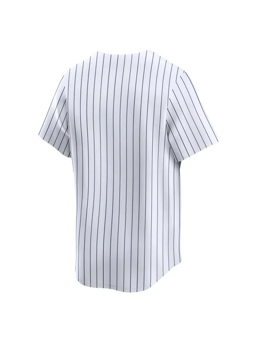 Мужская бейсбольная джерси New York Yankees Throwback Cooperstown Collection Limited Nike — изображение 3 из 3, белый