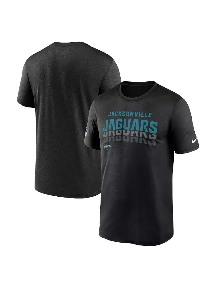 Мужская черная футболка Jacksonville Jaguars Sideline Legend Performance Nike — изображение 1 из 3