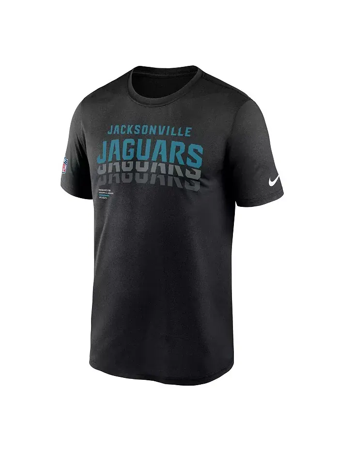 Мужская черная футболка Jacksonville Jaguars Sideline Legend Performance Nike — изображение 2 из 3