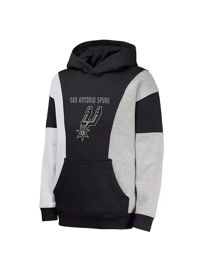 Черный худи с капюшоном Big Boys and Girls San Antonio Spurs Ace In the Hole Outerstuff — изображение 3 из 3