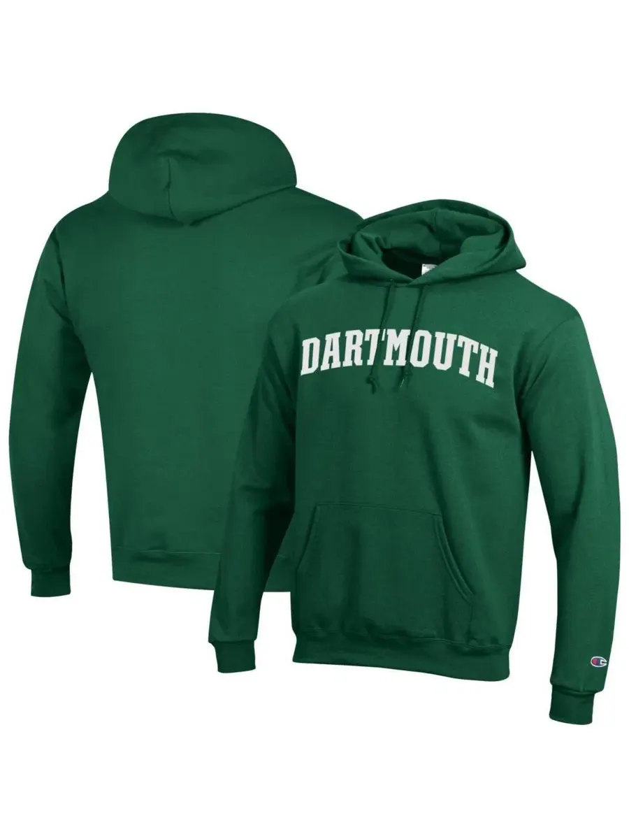 Худи с флисовой подкладкой с принтом Dartmouth Big Green Champion — изображение 1 из 3, зеленый
