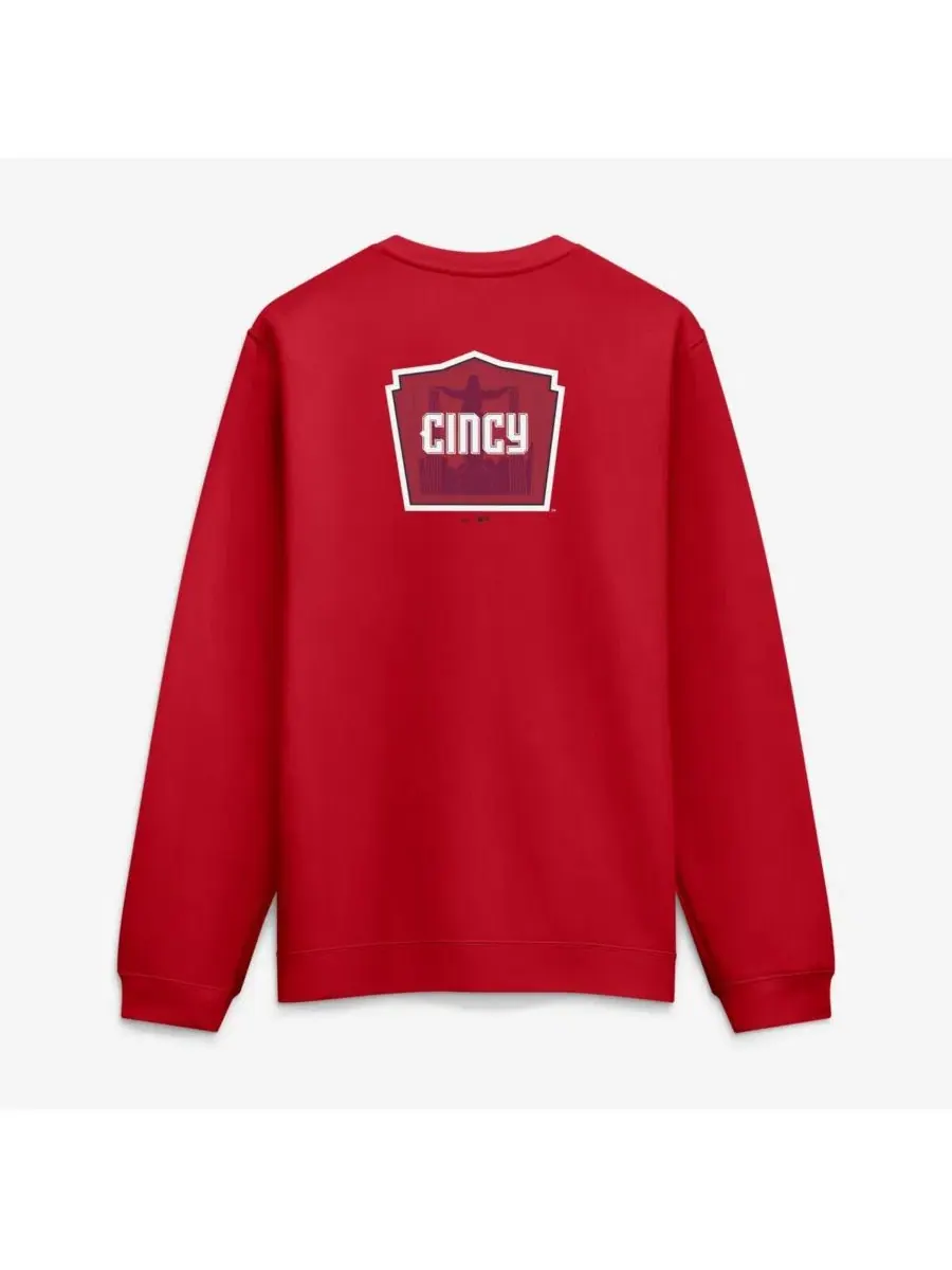 Свитшот с принтом Cincinnati Reds City Connect Club 2-Hit Nike — изображение 2 из 3, красный