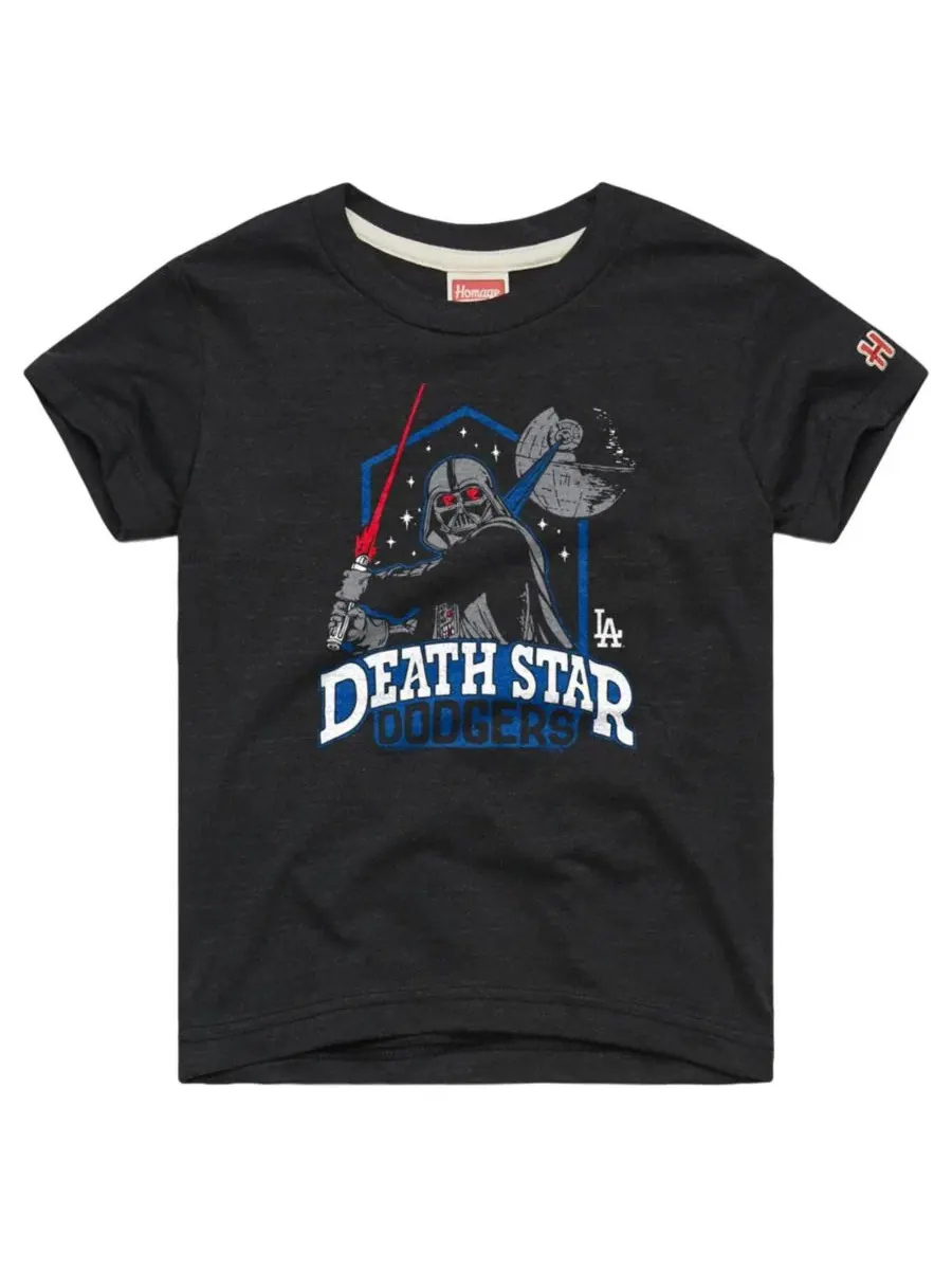 Футболка с принтом Star Wars x MLB Dark Side Homage — изображение 1 из 1, темно-серый