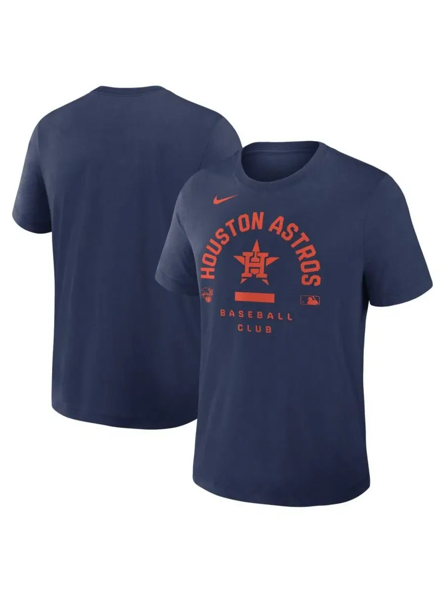 Футболка с коротким рукавом Early Work Tri-Blend Dri-FIT Nike — изображение 1 из 3, темно-синий