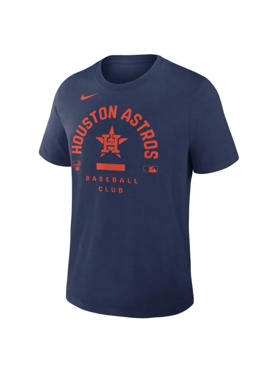 Футболка с коротким рукавом Early Work Tri-Blend Dri-FIT Nike — изображение 2 из 3, темно-синий