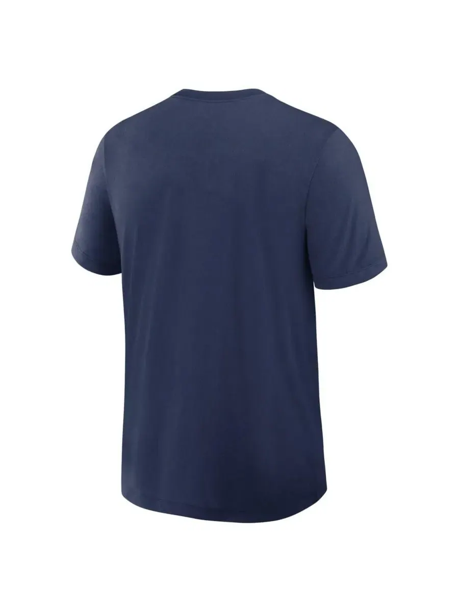 Футболка с коротким рукавом Early Work Tri-Blend Dri-FIT Nike — изображение 3 из 3, темно-синий