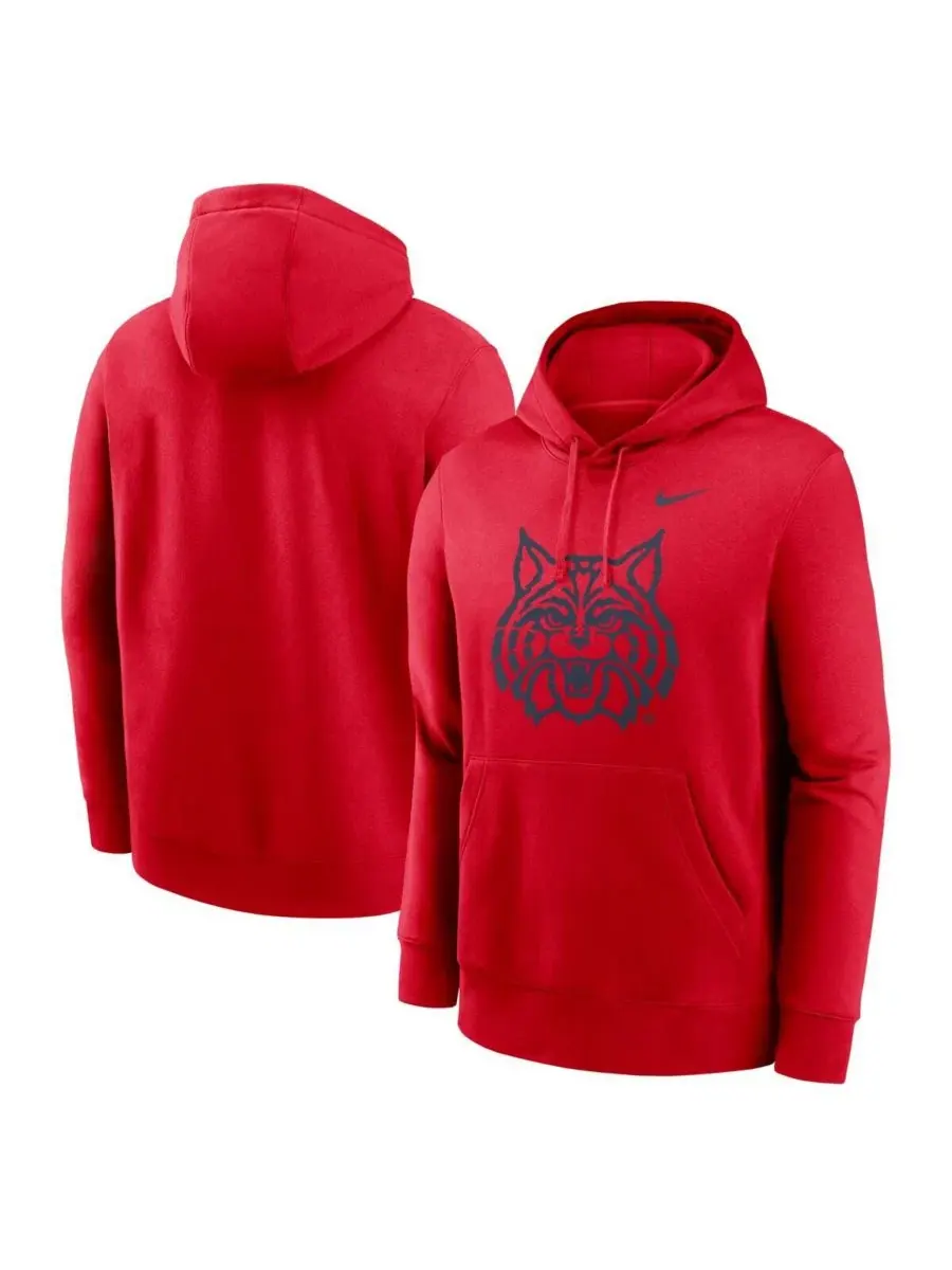 Худи с флисовой подкладкой Primetime Alternate Logo Club Fleece Nike — изображение 1 из 3, красный