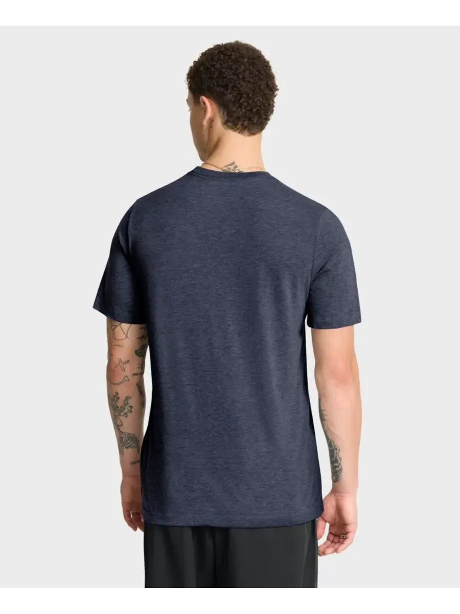 Футболка с принтом Stacked Tri-Blend Nike — изображение 3 из 4, темно-синий