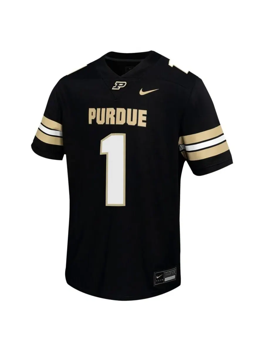 Футболка Nike с принтом Purdue Boilermakers — изображение 2 из 3, черный
