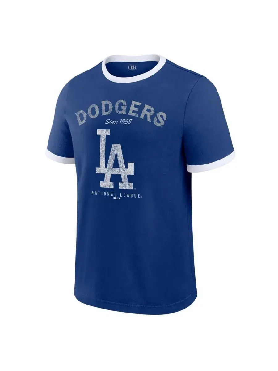 Футболка с принтом Los Angeles Dodgers Darius Rucker Collection By Fanatics — изображение 2 из 5, королевский