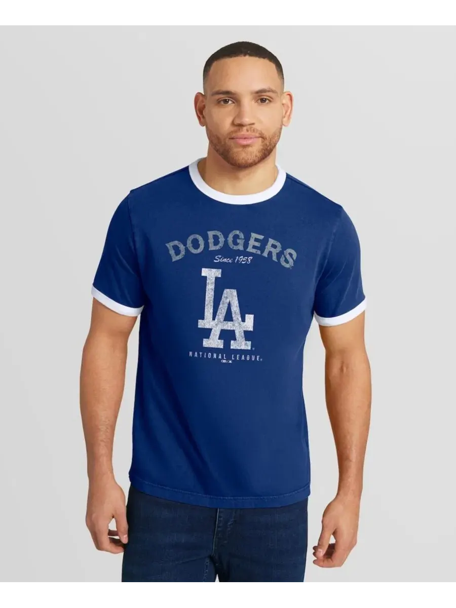 Футболка с принтом Los Angeles Dodgers Darius Rucker Collection By Fanatics — изображение 5 из 5, королевский