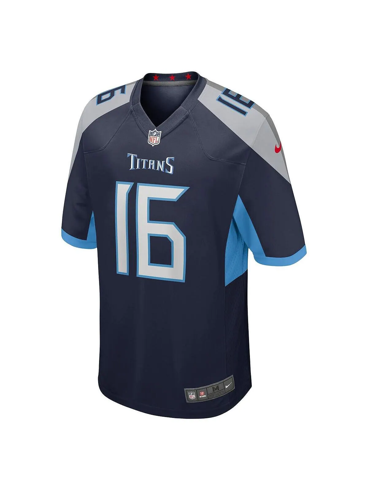 Мужская футболка treylon burks navy tennessee titans 2022 nfl draft first round game jersey Nike — изображение 3 из 3