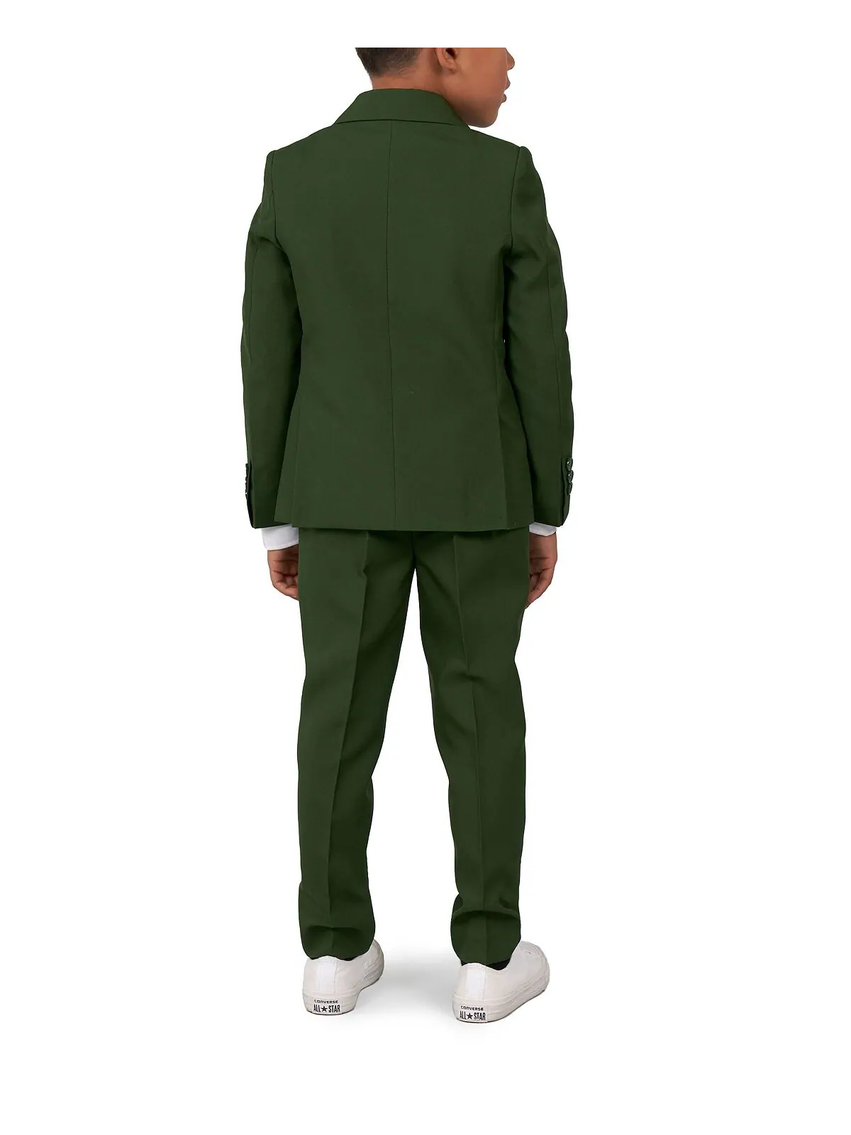 Однотонный костюм Little Boys Glorious, комплект из 3 предметов OppoSuits — изображение 2 из 3, зеленый
