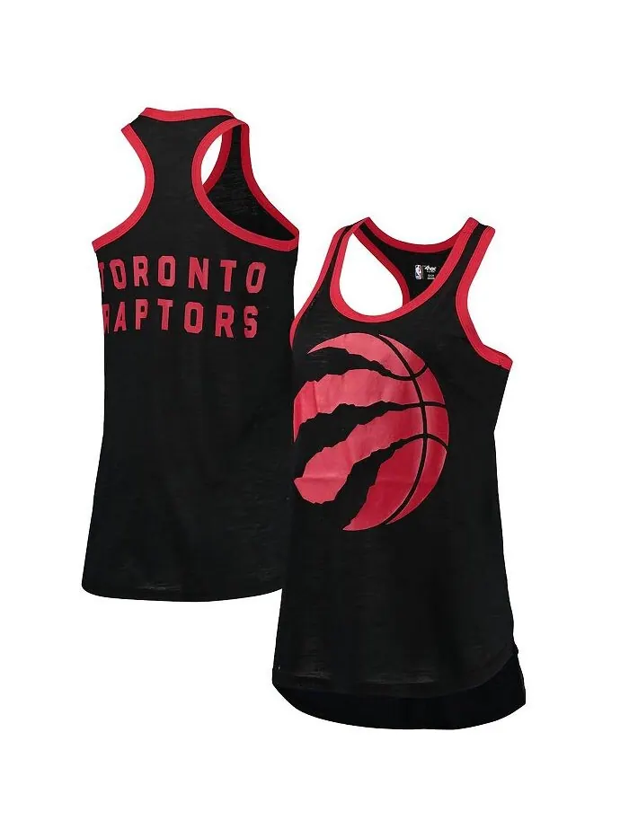 Черная женская майка Toronto Raptors Showdown с круглым вырезом и открытой спиной G-III Sports by — изображение 1 из 1