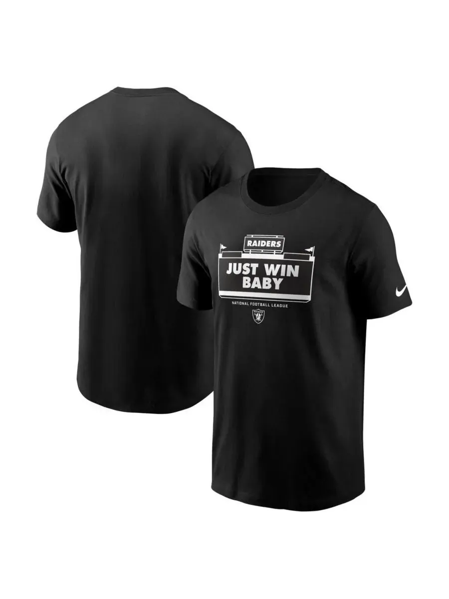 Nike Мужская черная футболка Las Vegas Raiders Primetime Local Essential — изображение 1 из 3, черный