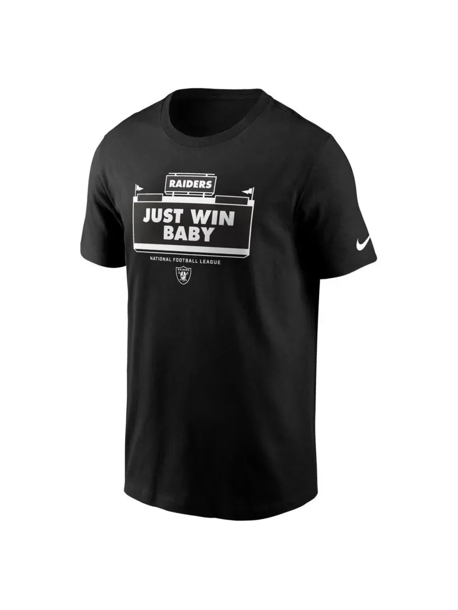 Nike Мужская черная футболка Las Vegas Raiders Primetime Local Essential — изображение 3 из 3, черный