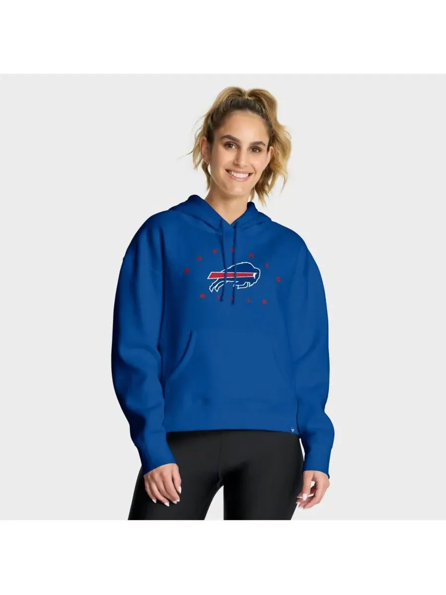 Женская толстовка с капюшоном Royal Buffalo Bills Eligible Receiver Legacy Fanatics — изображение 1 из 5, королевский