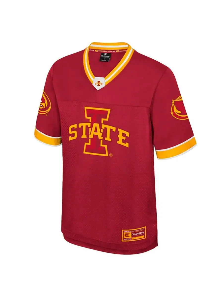 Мужская футбольная майка Cardinal Iowa State Cyclones Nothing But The Hits Colosseum — изображение 2 из 3, красный