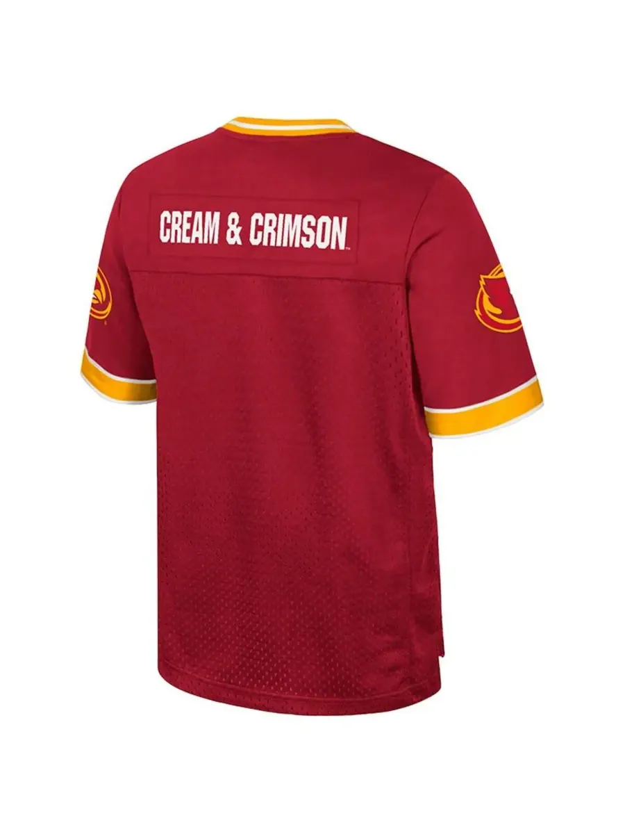 Мужская футбольная майка Cardinal Iowa State Cyclones Nothing But The Hits Colosseum — изображение 3 из 3, красный