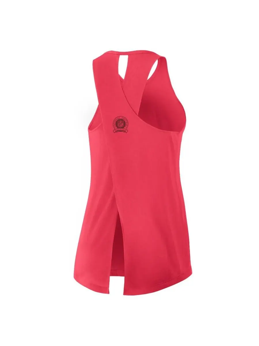 Nike Женская красная майка Kansas City Chiefs Glory Crisscross Performance Tank Top — изображение 3 из 5, светлый красный