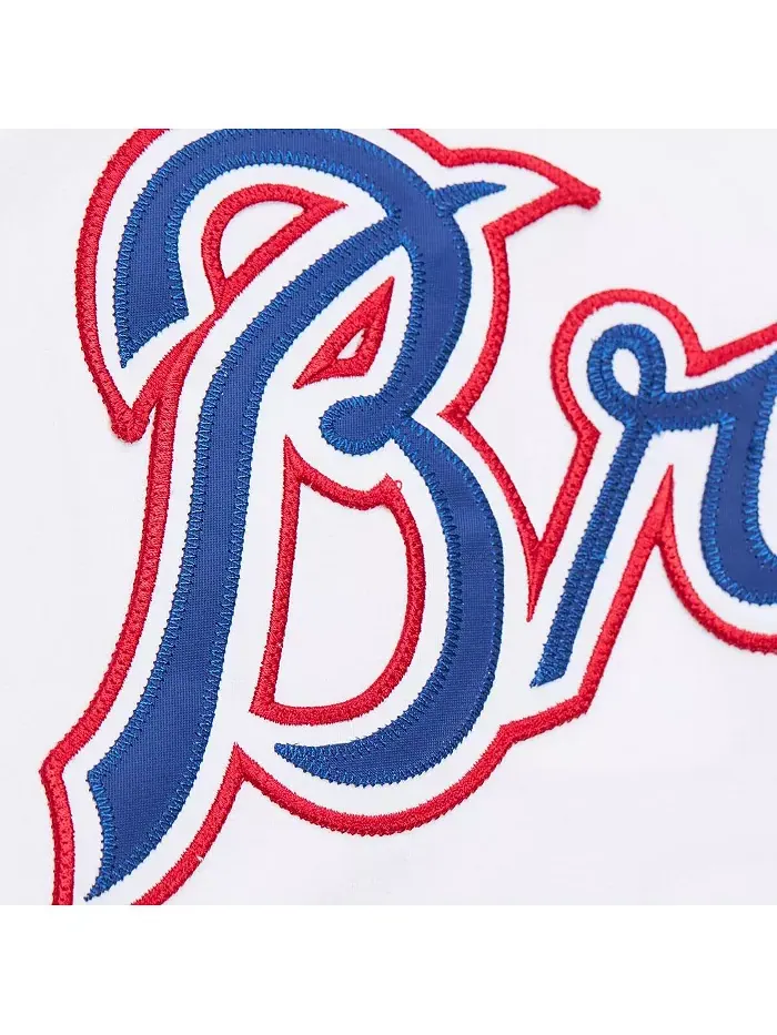 Мужская аутентичная ретро-футболка Mitchell Ness John Smoltz Atlanta Braves 2004 из коллекции — изображение 2 из 4