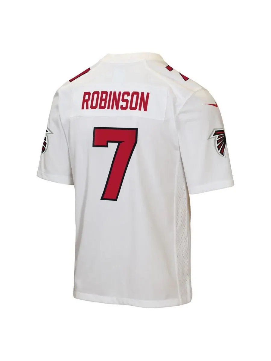 Футболка Nike Game Jersey Bijan Robinson — изображение 2 из 3, белый