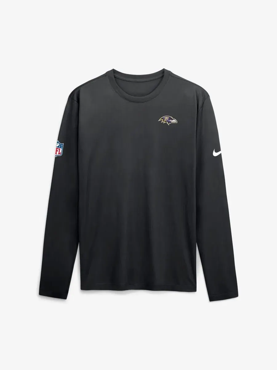 Футболка с длинным рукавом Legend Small Logo Dri-FIT Nike — изображение 1 из 2, черный