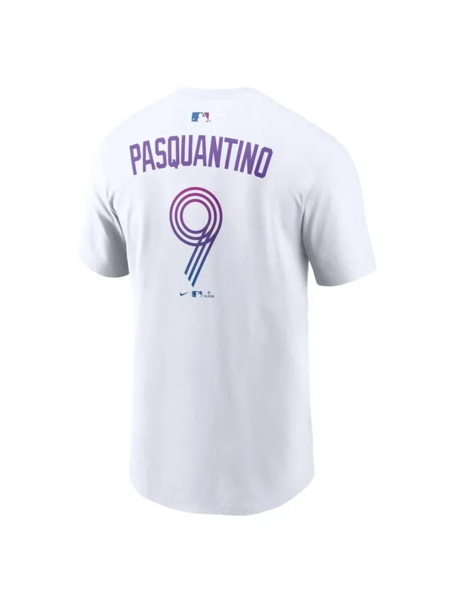 Футболка с коротким рукавом Vinnie Pasquantino Kansas City Royals 2026 City Connect Nike — изображение 3 из 3, белый
