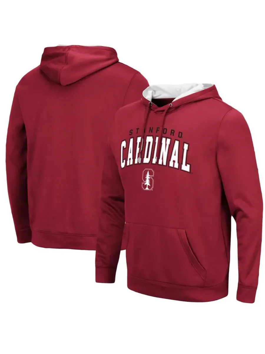 Мужская толстовка с капюшоном Stanford Cardinal Resistance Colosseum — изображение 1 из 5, красный